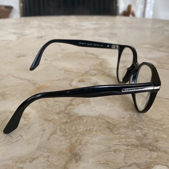 PRADA Black Acetate Glasses Frames - Picture 9 of 13